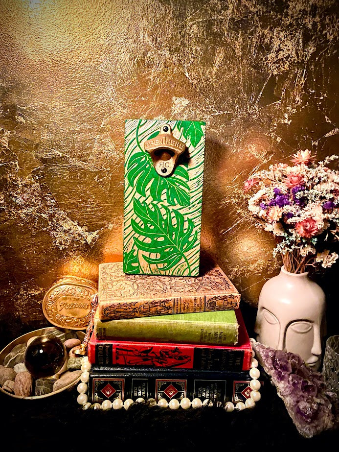 Monstera Magnetic Wall Mount Bottle Opener