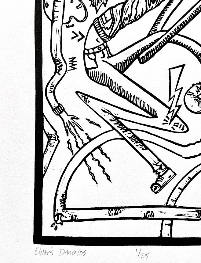 Ehlers Dancelos Linoprint