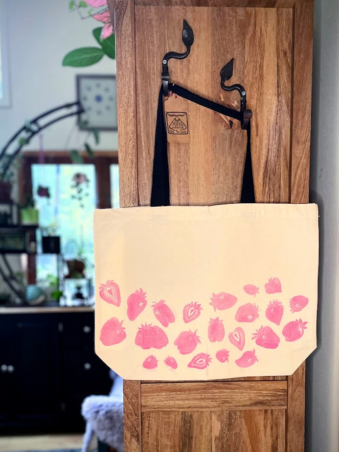 Strawberries Tote Bag