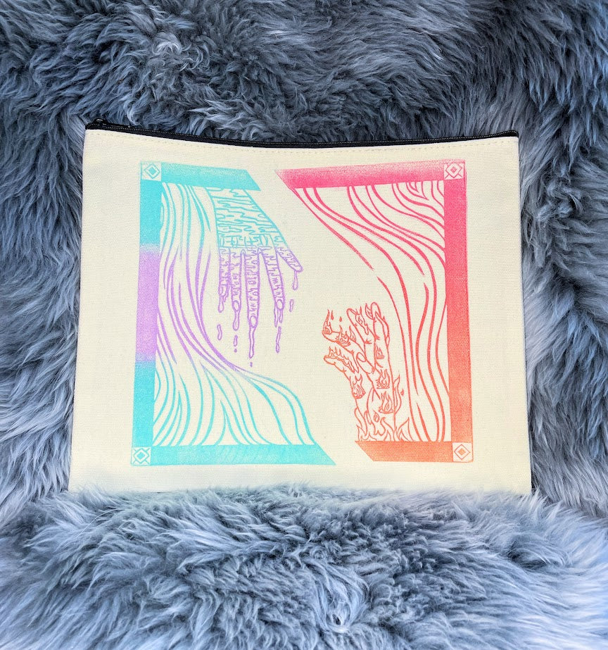 Helping Hand Large Zipper Bag