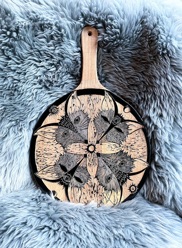 What Does the Fox See? Cutting Board