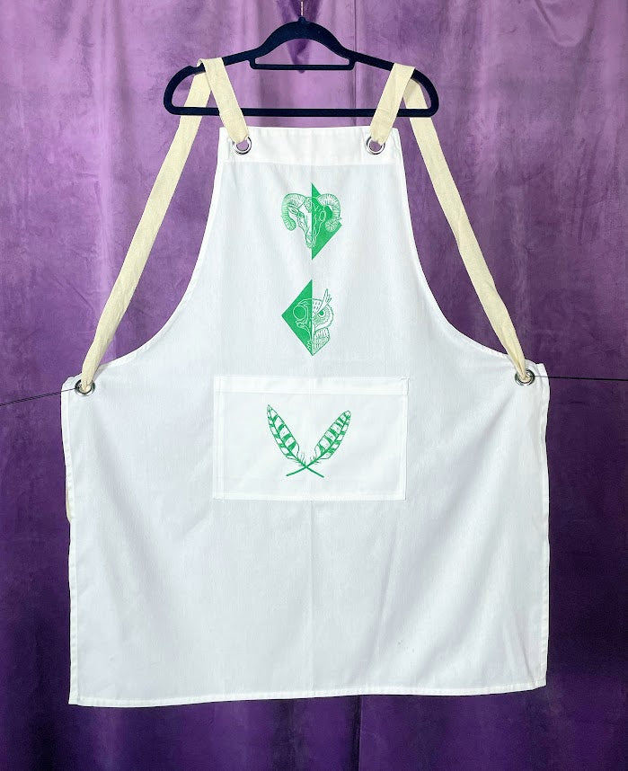 Ram and Owl Skull Apron