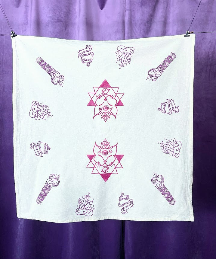 Mystic Cat Tea Towel