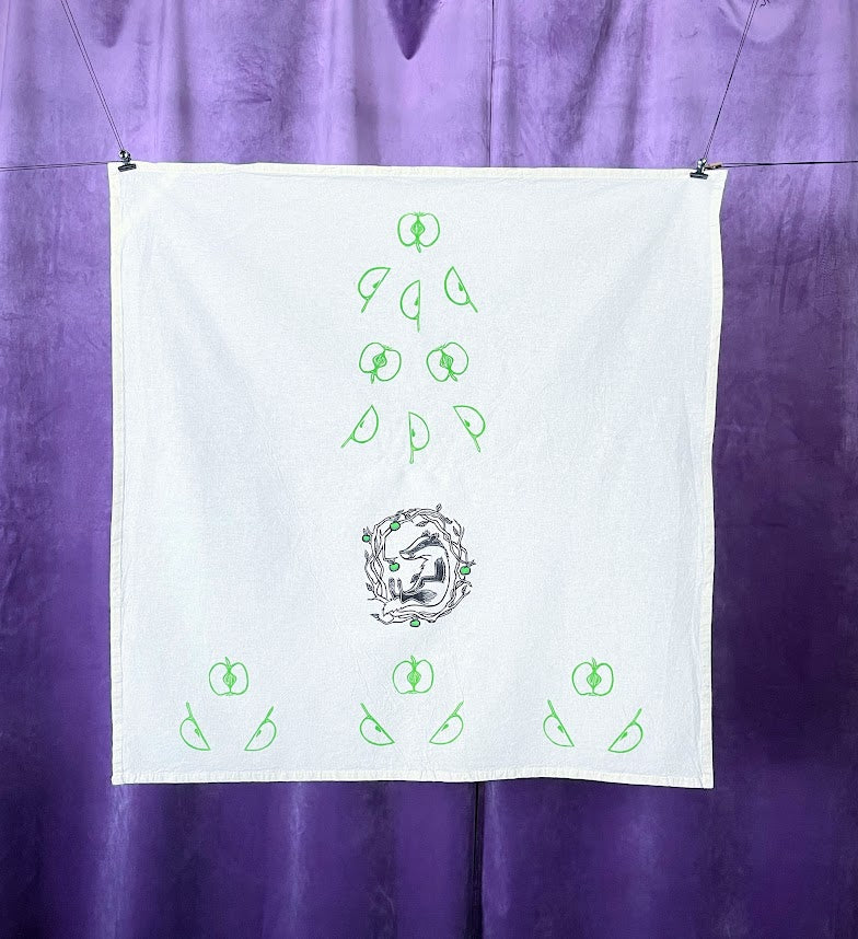 Green Apple Badger Towel