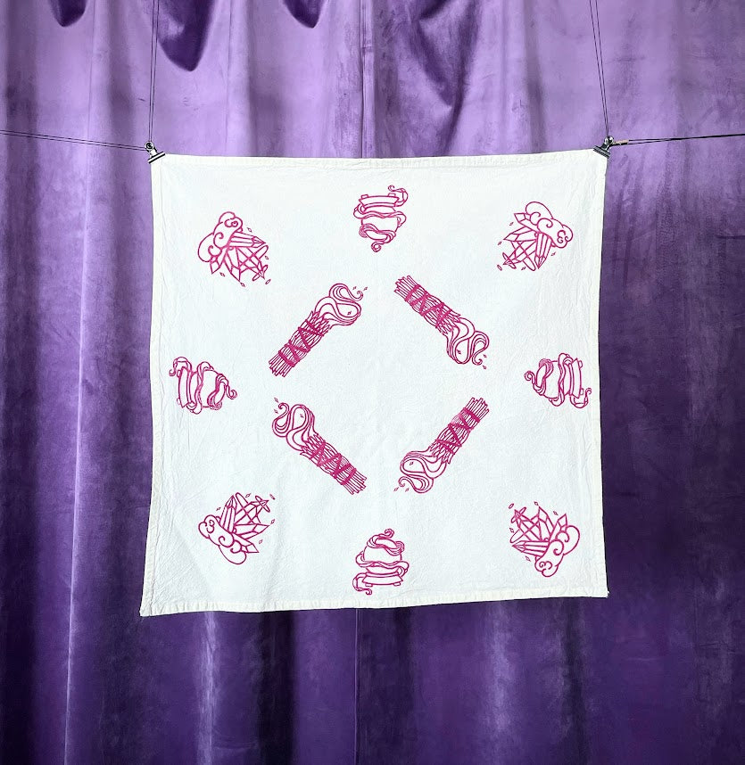 Crystals and Sage Napkin Set