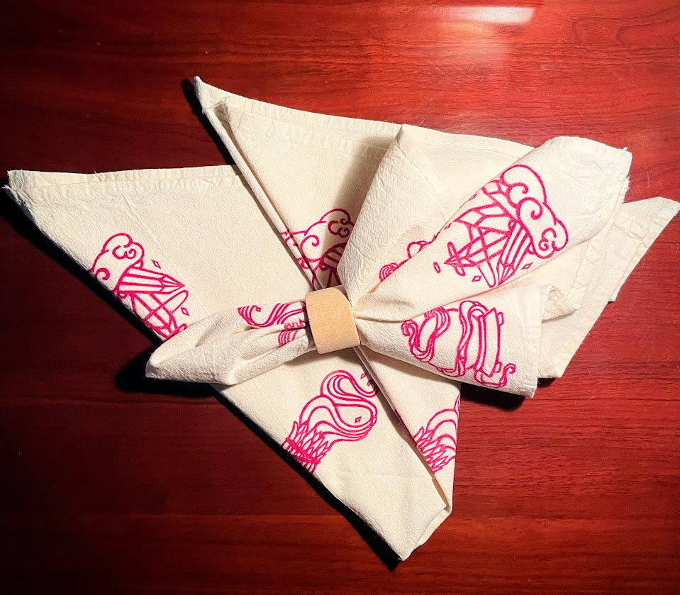 Crystals and Sage Napkin Set