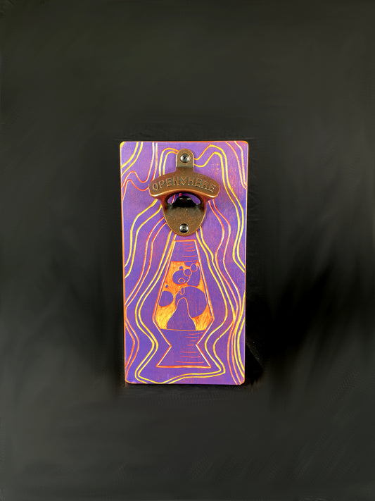 Lava Lamp Magnetic Wall Mount Bottle Opener
